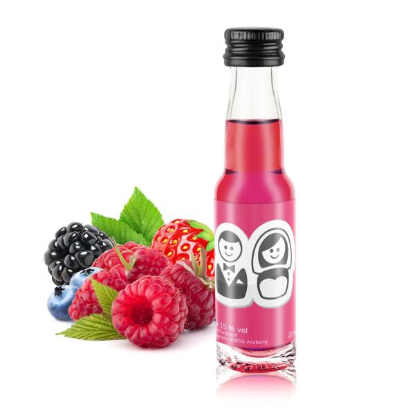 Wildberrylikör mit Himbeere 