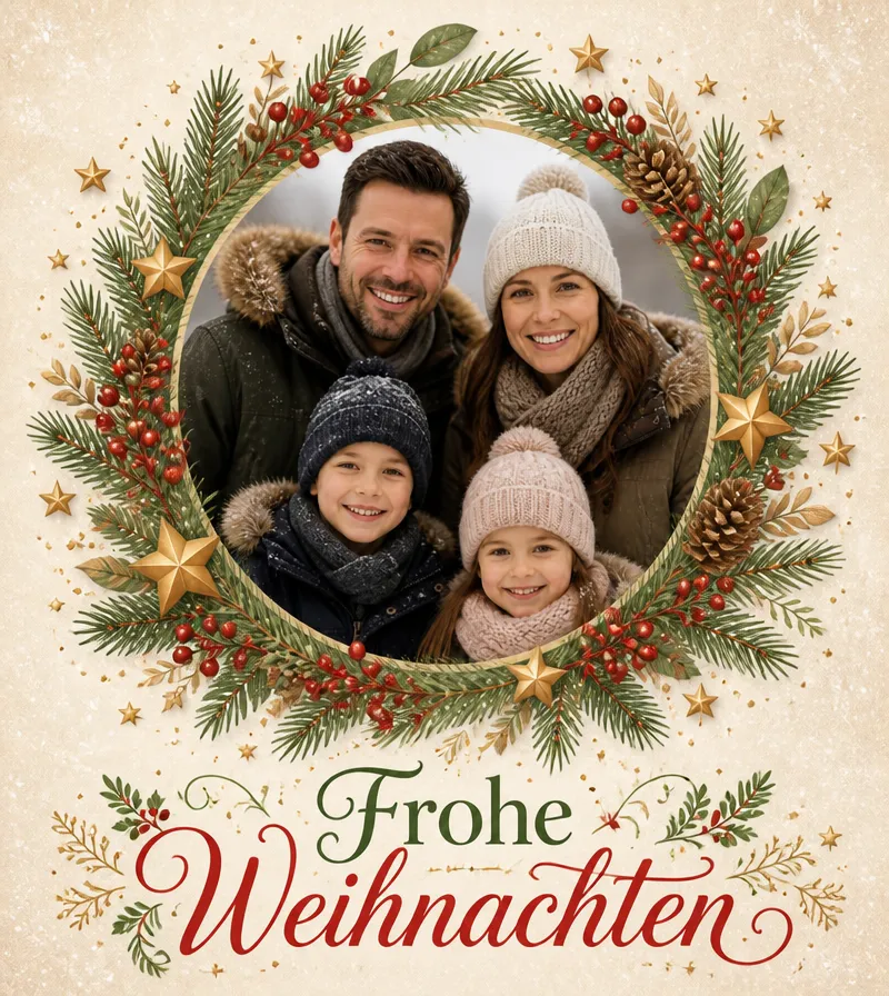 Weihnachtslikör mit eigenem Etikett