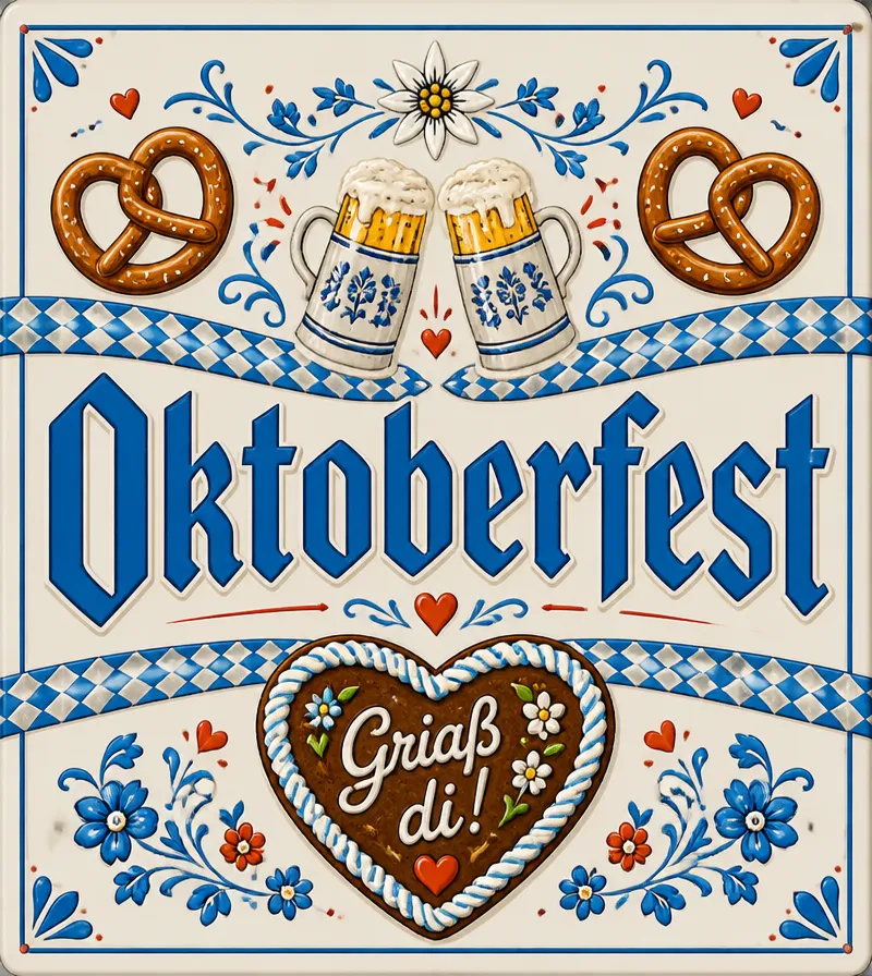 Oktoberfestlikör mit eigenem Etikett