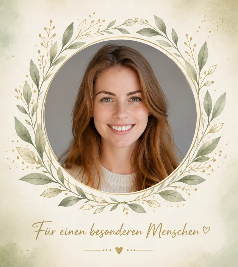 Personalisierbares Foto-Etikett für die Wiesn-Truppe
