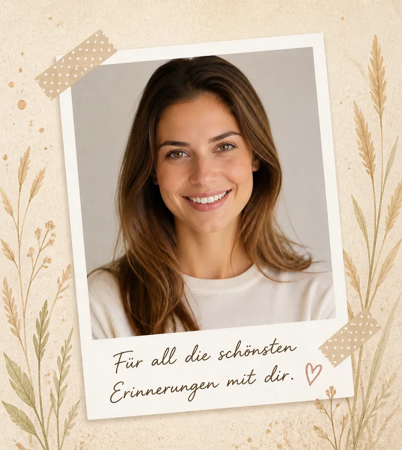 Personalisierbares Foto-Etikett für ein eigenes Halloween-Motiv