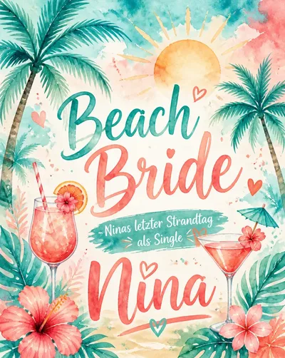 wunschetikett jga beach bride nina likoerfactory